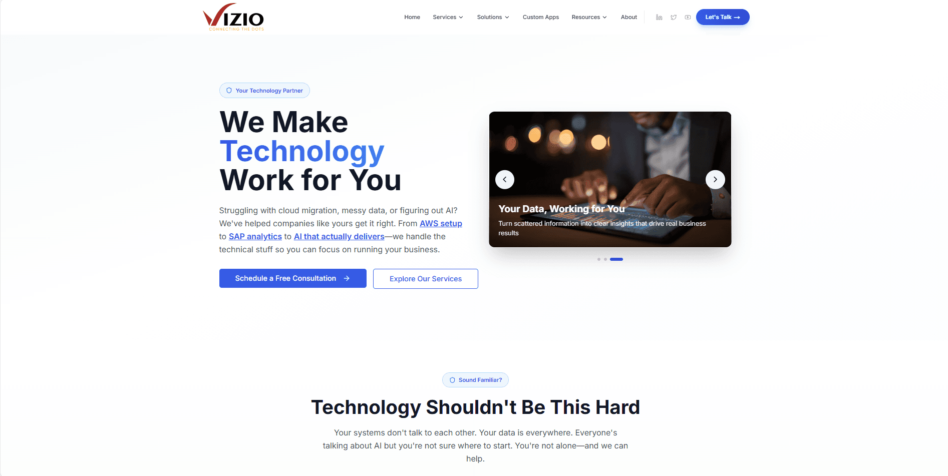Vizio Consulting - The team behind CorpGPT AI document intelligence platform